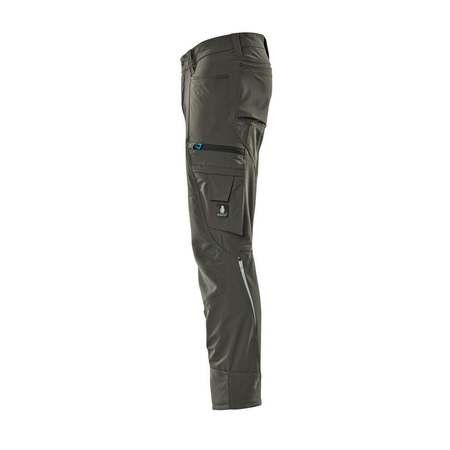 Dark Anthracite - Lifestyle - Mascot Mens Advanced Knee Pad Pockets Work Trousers
