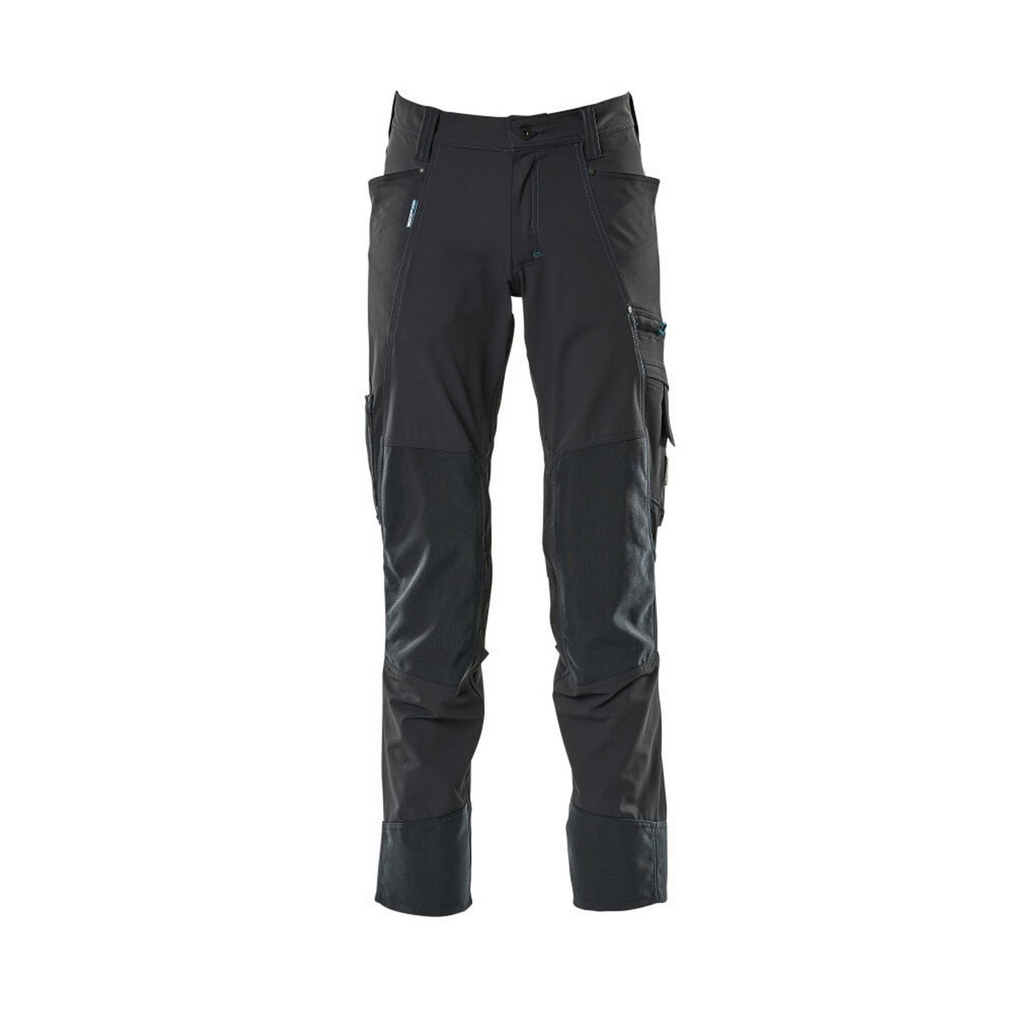 Dark Navy - Front - Mascot Mens Advanced Knee Pad Pockets Work Trousers