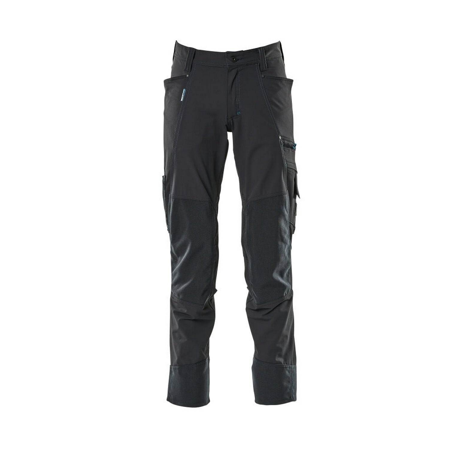 Dark Navy - Front - Mascot Mens Advanced Knee Pad Pockets Work Trousers