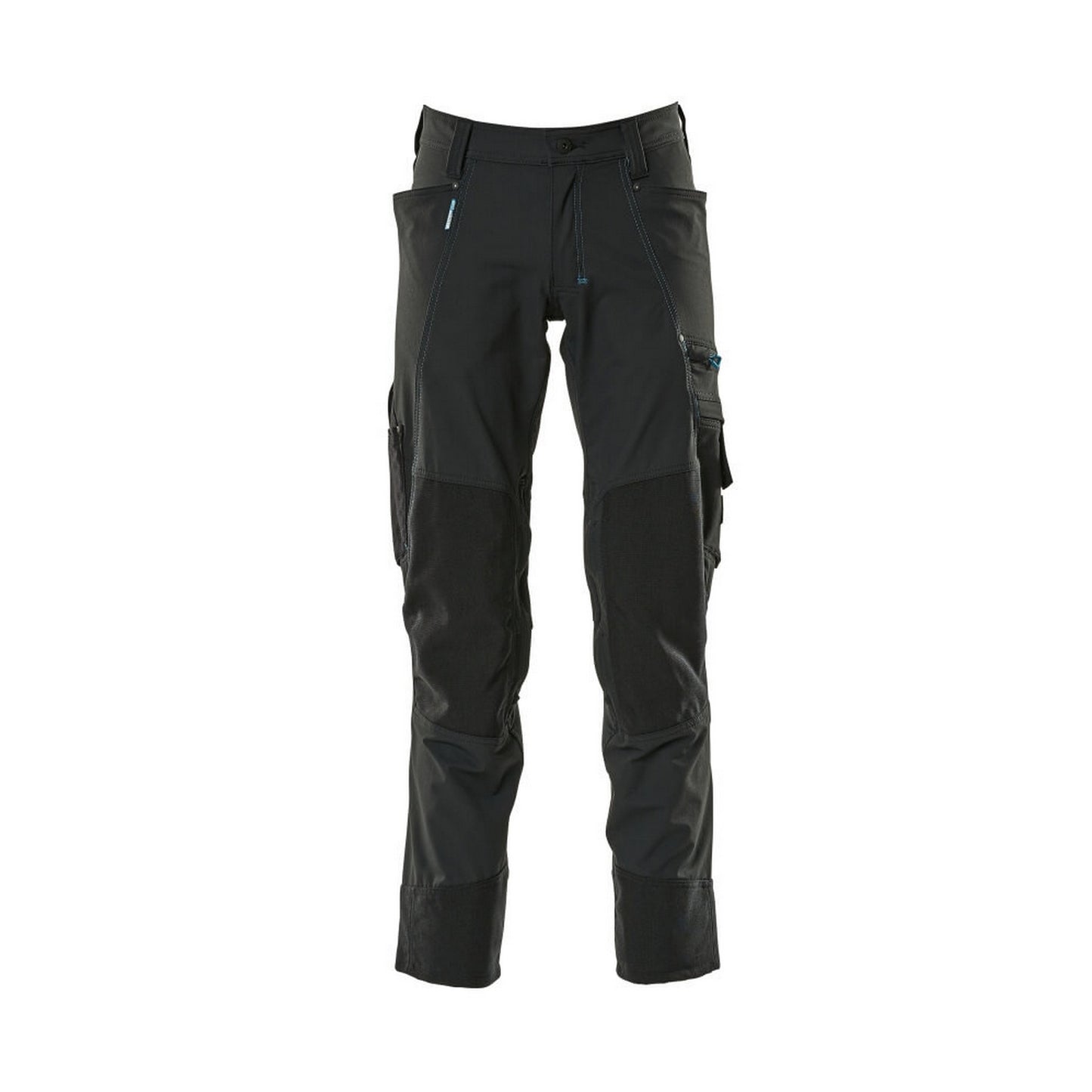 Black - Front - Mascot Mens Advanced Knee Pad Pockets Work Trousers