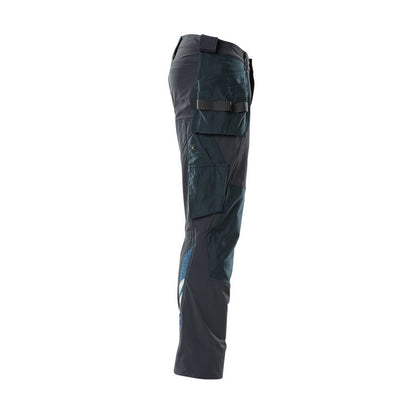 Dark Navy - Side - Mascot Mens Advanced Holster Pocket Work Trousers