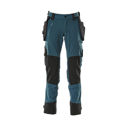 Dark Petroleum - Front - Mascot Mens Advanced Holster Pocket Work Trousers