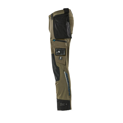 Moss Green - Lifestyle - Mascot Mens Advanced Holster Pocket Work Trousers