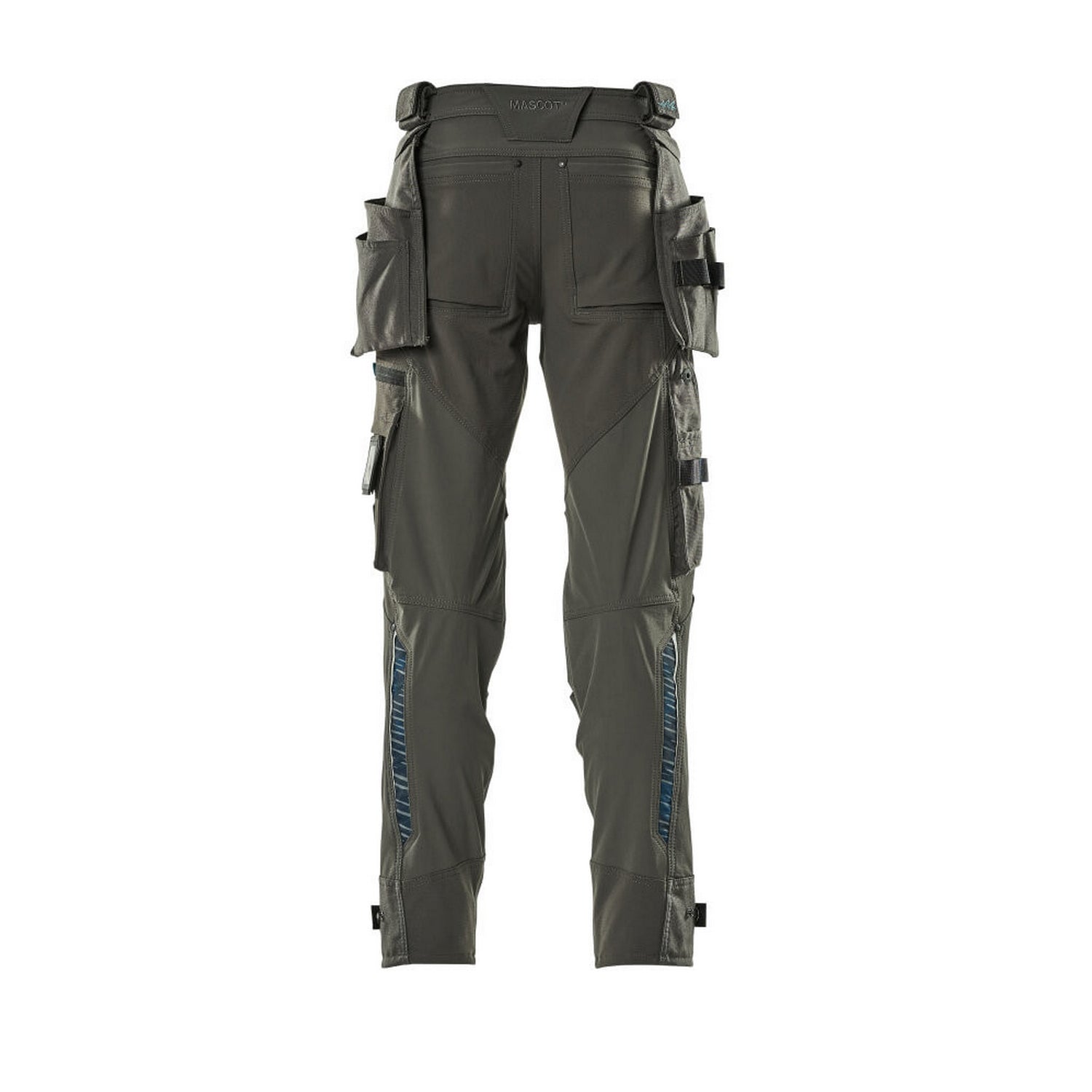 Dark Anthracite - Back - Mascot Mens Advanced Holster Pocket Work Trousers