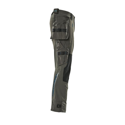 Dark Anthracite - Side - Mascot Mens Advanced Holster Pocket Work Trousers