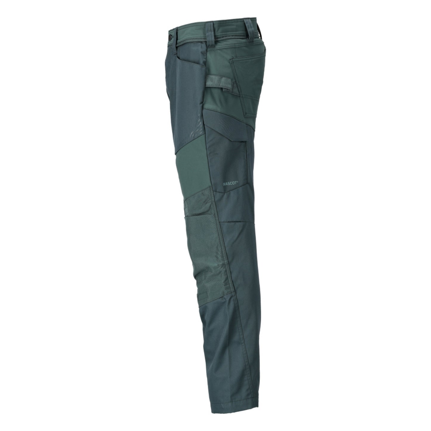 Forest Green - Lifestyle - Mascot Mens Customised Colour Block Knee Pad Pockets Work Trousers