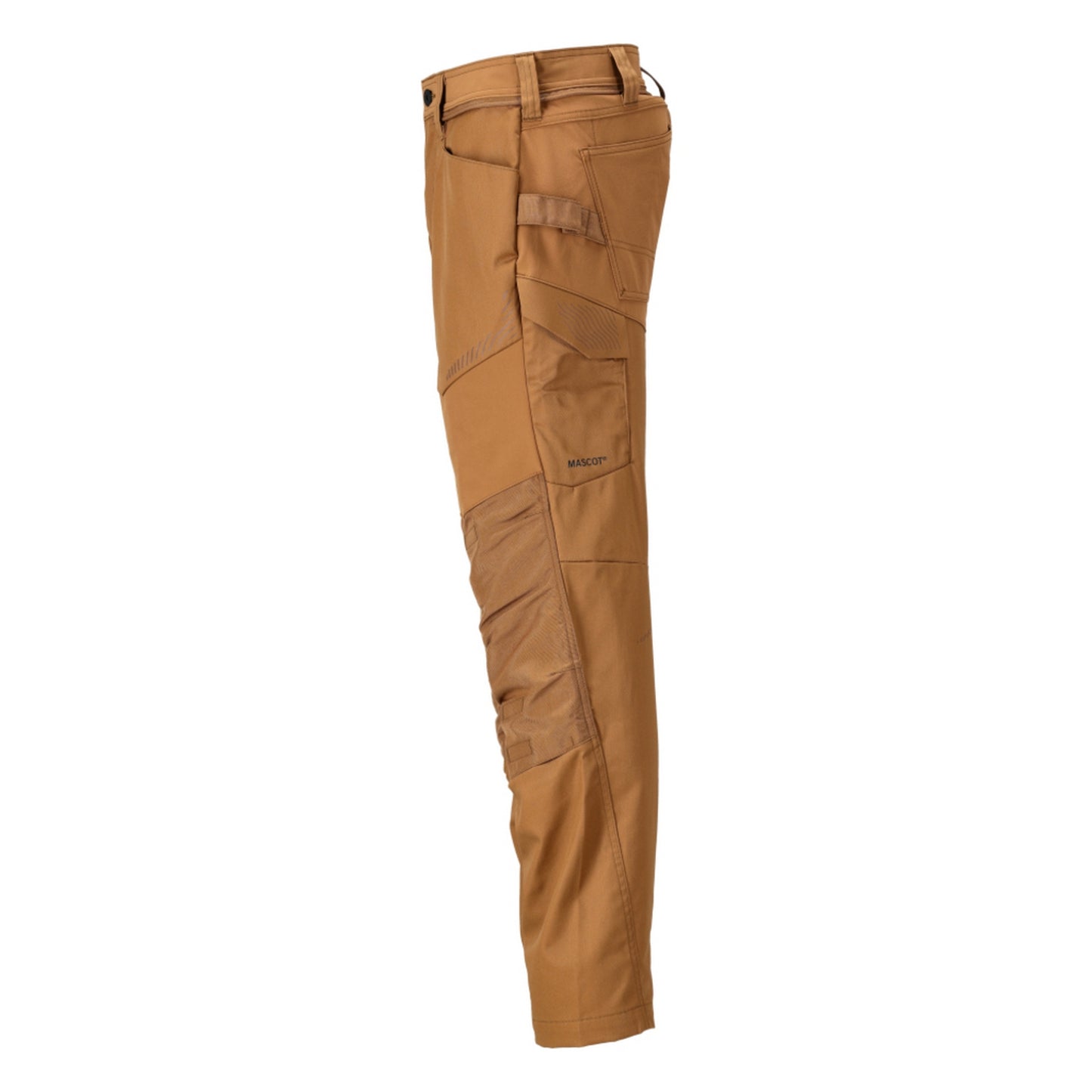 Nut Brown - Lifestyle - Mascot Mens Customised Colour Block Knee Pad Pockets Work Trousers