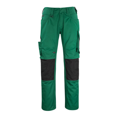 Green-Black - Front - Mascot Mens Unique Erlangen Work Trousers