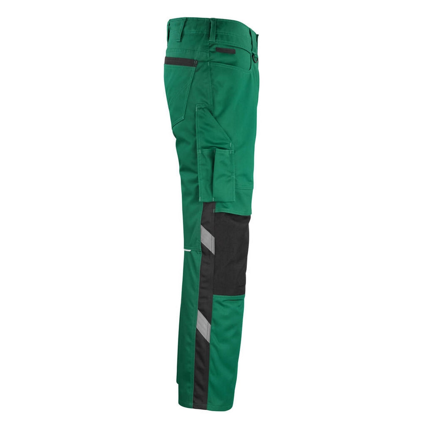 Green-Black - Side - Mascot Mens Unique Erlangen Work Trousers