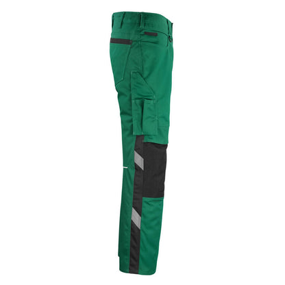 Green-Black - Side - Mascot Mens Unique Erlangen Work Trousers