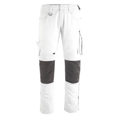 White-Dark Anthracite - Front - Mascot Mens Unique Erlangen Work Trousers