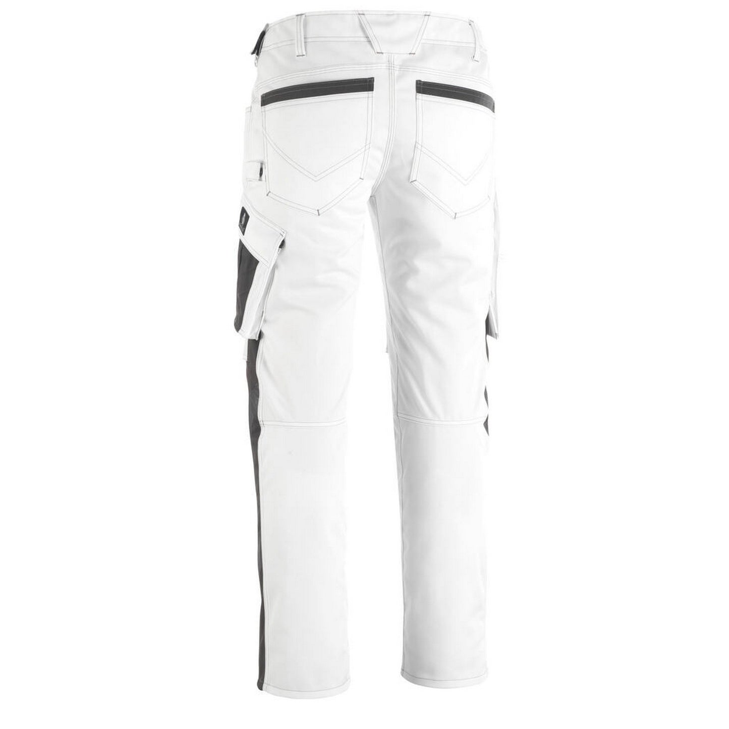 White-Dark Anthracite - Back - Mascot Mens Unique Erlangen Work Trousers