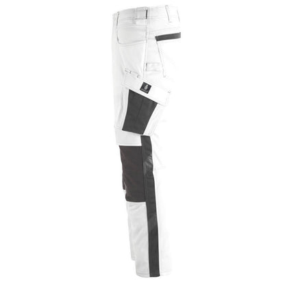 White-Dark Anthracite - Lifestyle - Mascot Mens Unique Erlangen Work Trousers