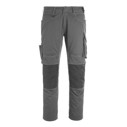 Dark Anthracite-Black - Front - Mascot Mens Unique Erlangen Work Trousers