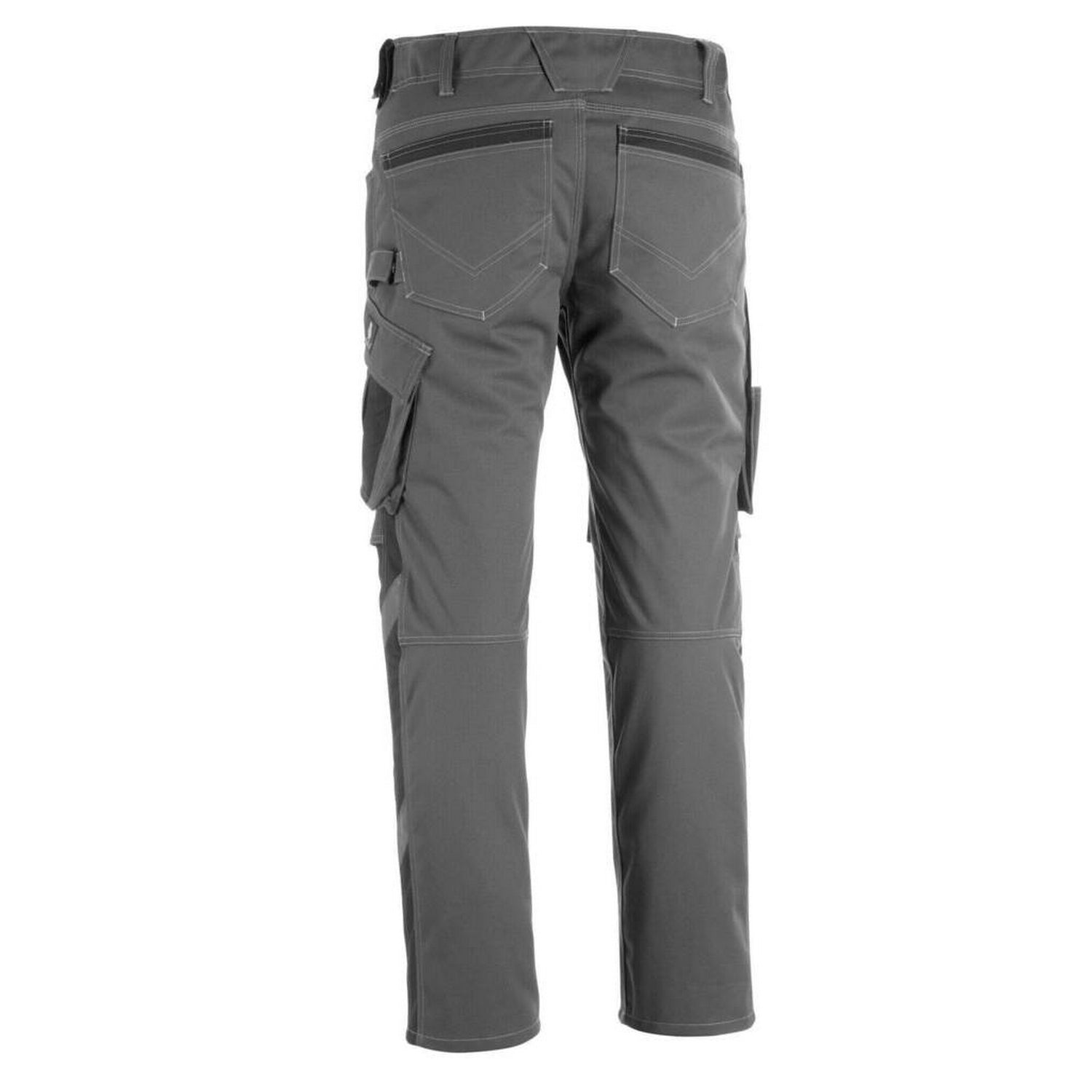 Dark Anthracite-Black - Back - Mascot Mens Unique Erlangen Work Trousers