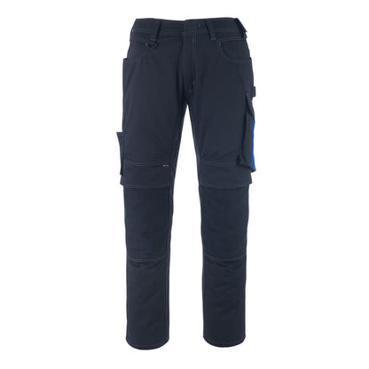 Dark Navy-Royal Blue - Front - Mascot Mens Unique Erlangen Work Trousers