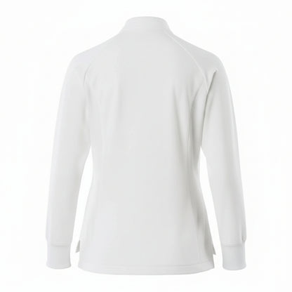 White - Back - Mascot Womens-Ladies Smock Food & Care Short Apron