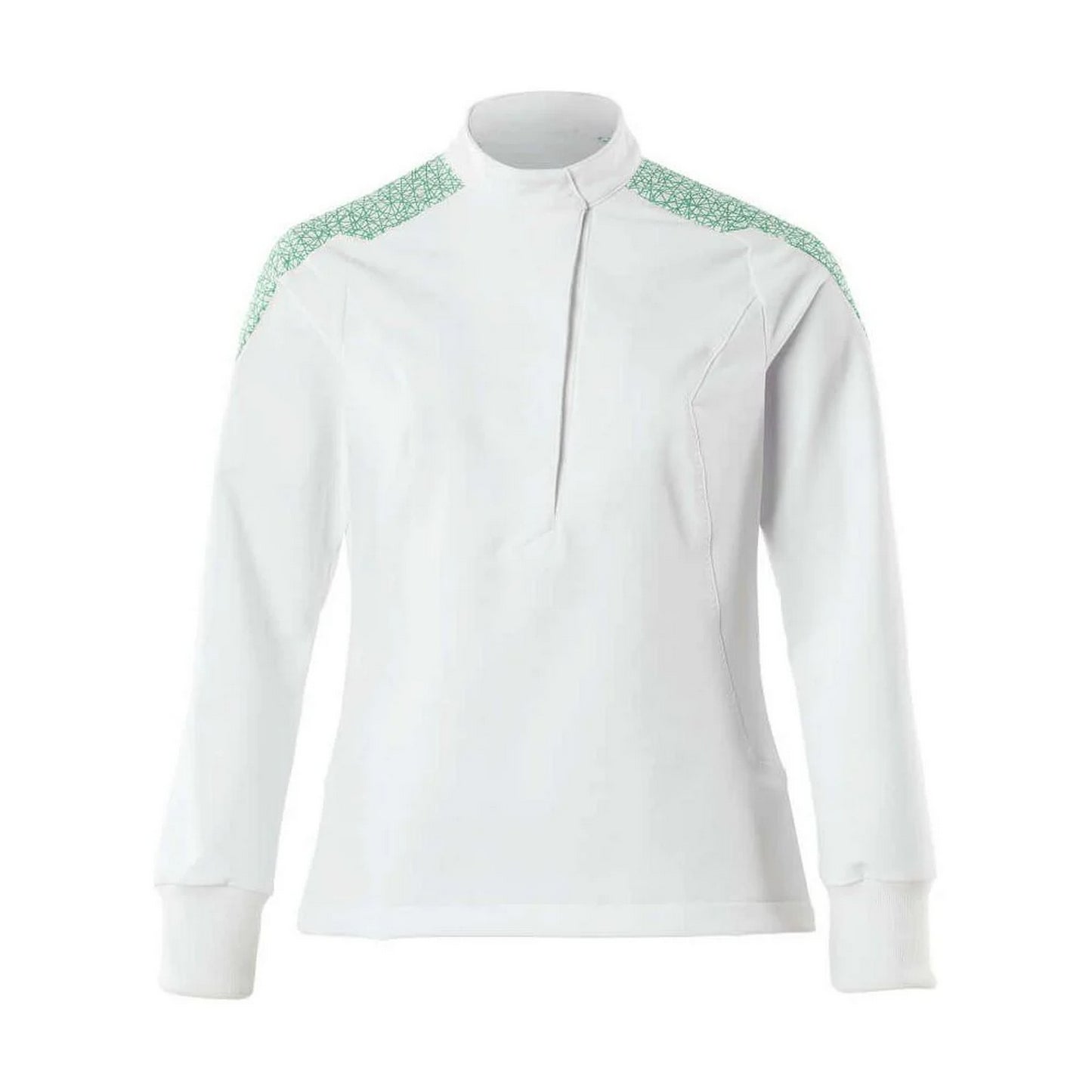 White-Grass Green - Front - Mascot Womens-Ladies Smock Food & Care Short Apron