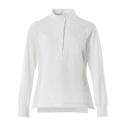 White - Front - Mascot Womens-Ladies Smock Food & Care Short Apron