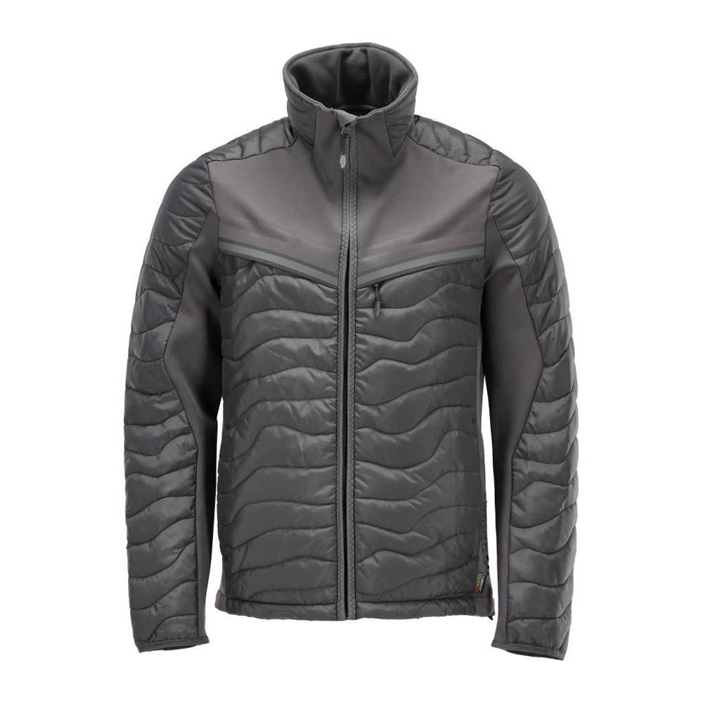 Stone Grey - Front - Mascot Mens Customized Thermal Jacket