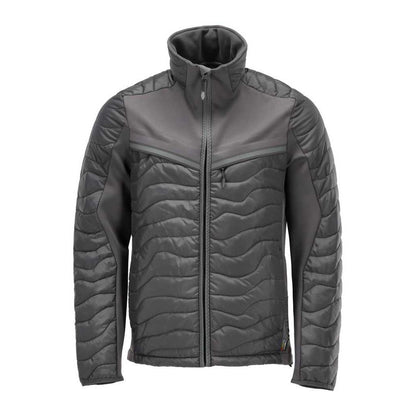 Stone Grey - Front - Mascot Mens Customized Thermal Jacket