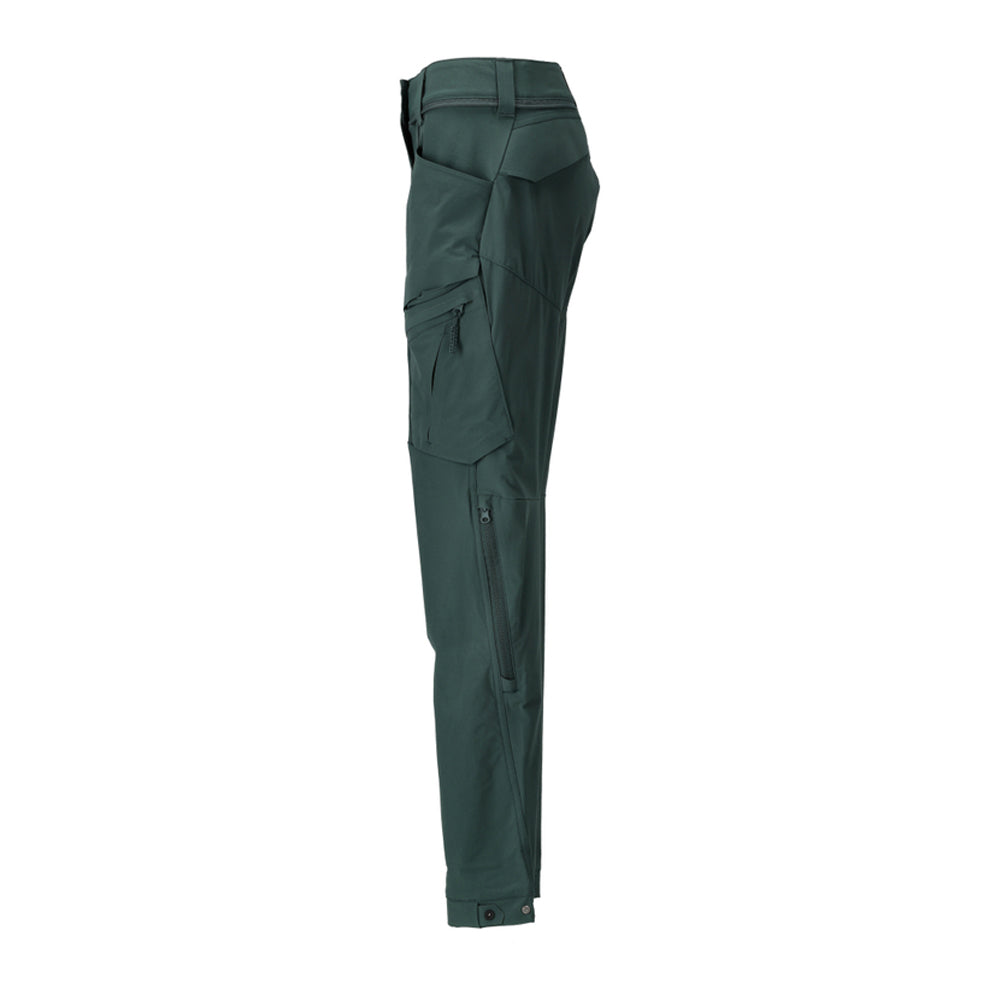 Forest Green - Lifestyle - Mascot Womens-Ladies Customised 4 Way Stretch Fitted Work Trousers