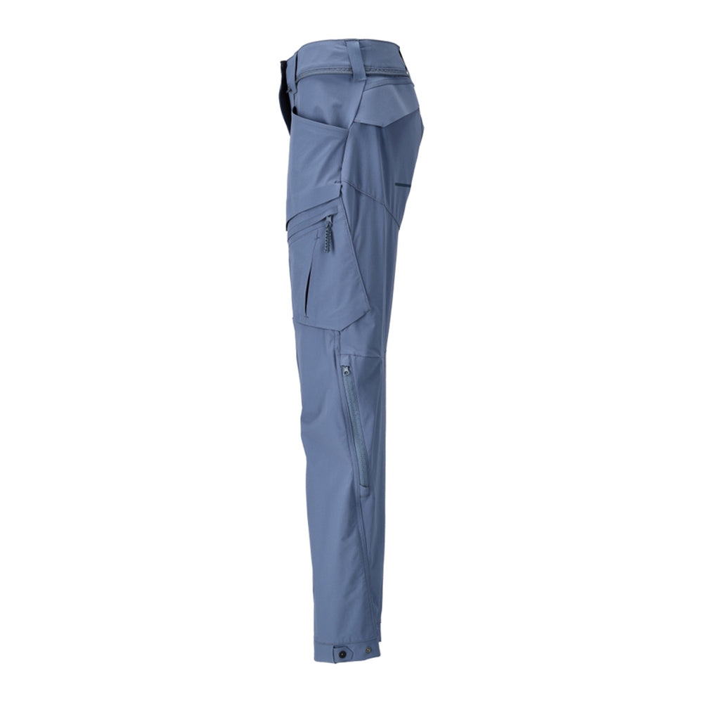 Stone Blue - Lifestyle - Mascot Womens-Ladies Customised 4 Way Stretch Fitted Work Trousers
