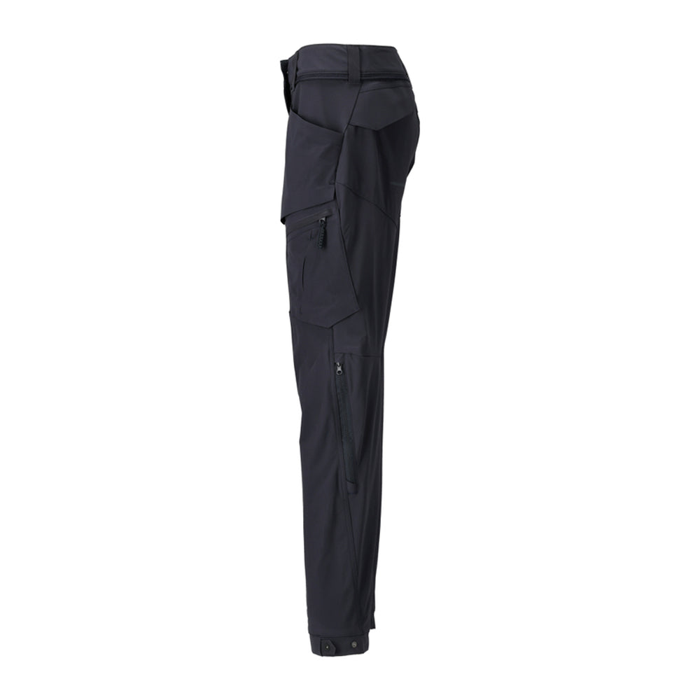 Dark Navy - Lifestyle - Mascot Womens-Ladies Customised 4 Way Stretch Fitted Work Trousers