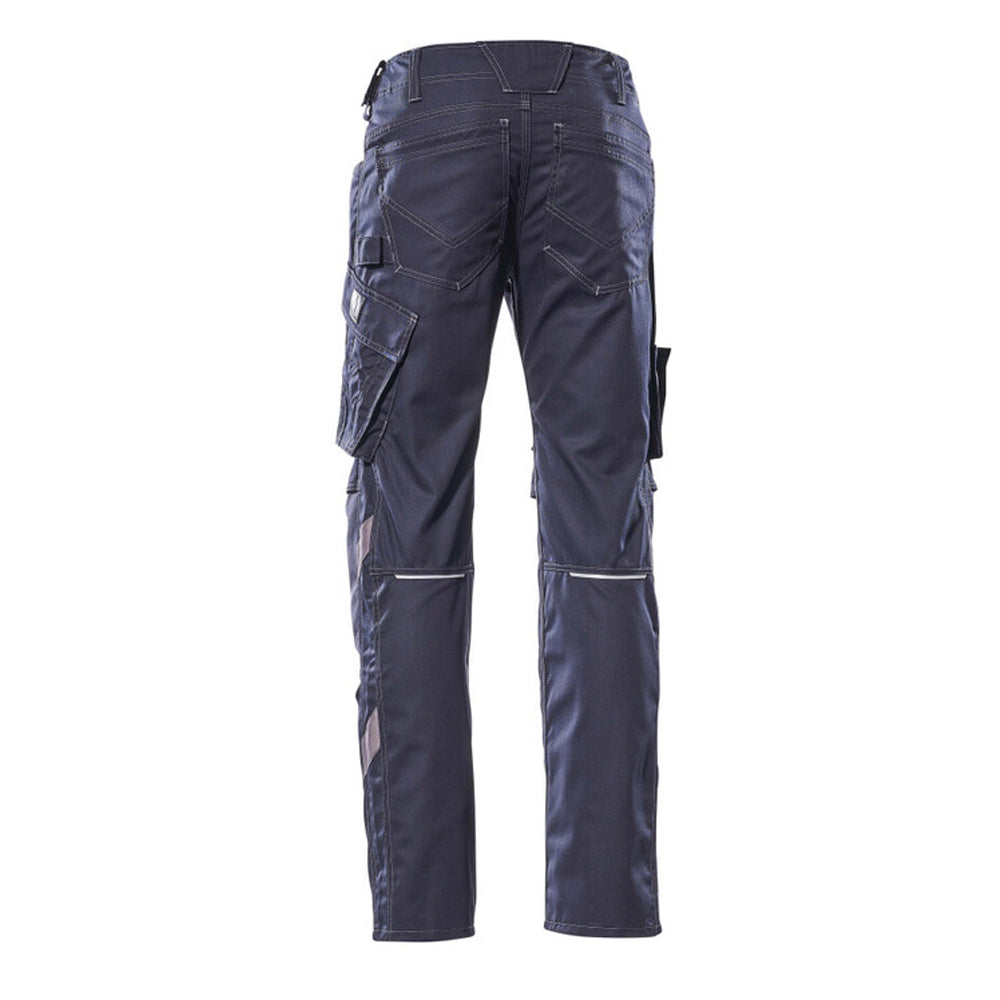 Dark Navy - Back - Mascot Mens Mannheim Unique Work Trousers