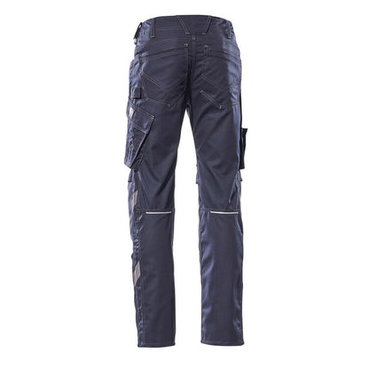 Dark Navy - Back - Mascot Mens Mannheim Unique Work Trousers