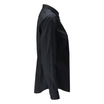 Deep Black - Lifestyle - Mascot Womens-Ladies Frontline Poplin Shirt