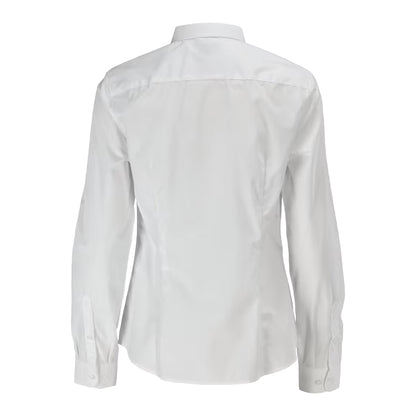 White - Back - Mascot Womens-Ladies Frontline Poplin Shirt