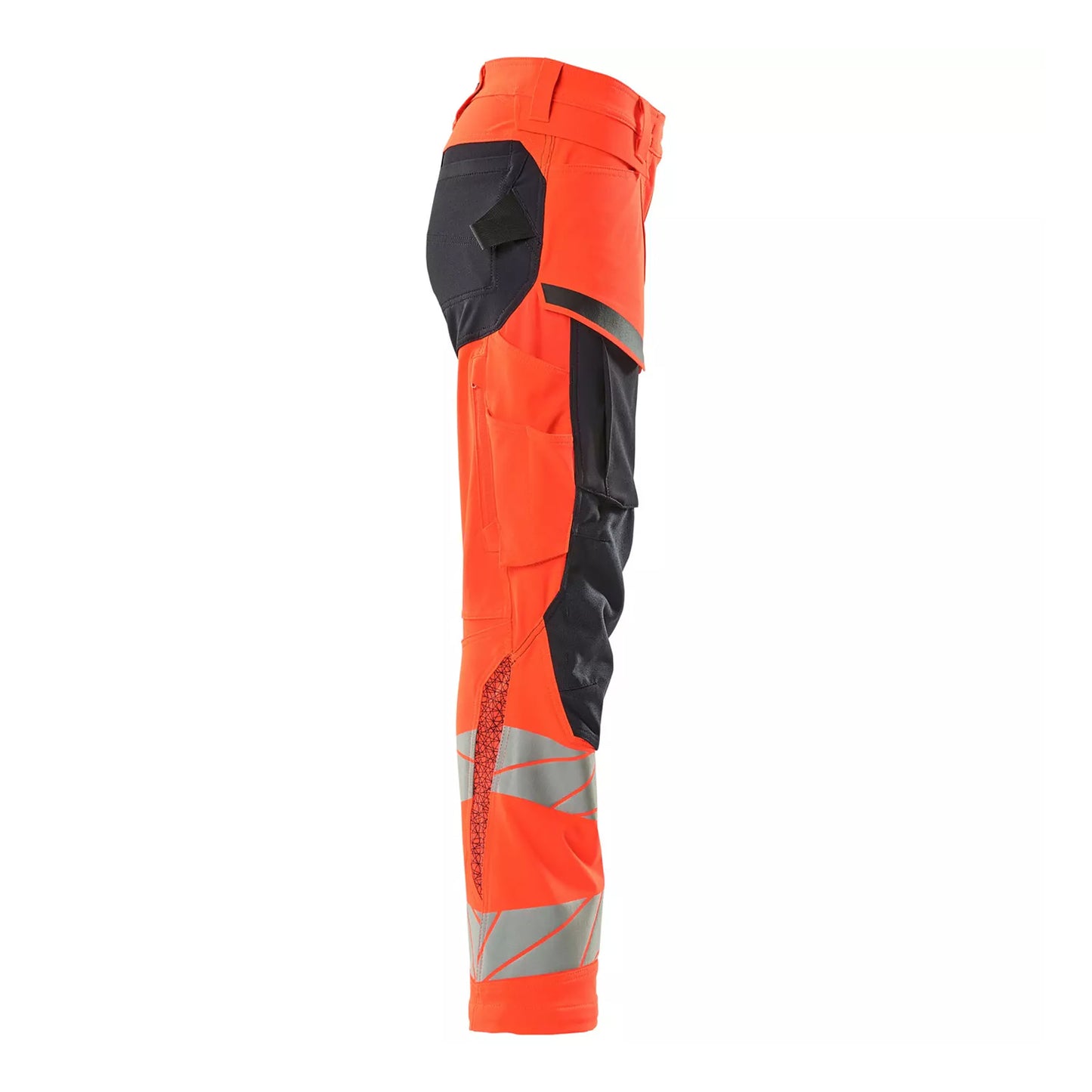 Red-Dark Navy - Lifestyle - Mascot Womens-Ladies Accelerate Safe Hi-Vis Work Trousers
