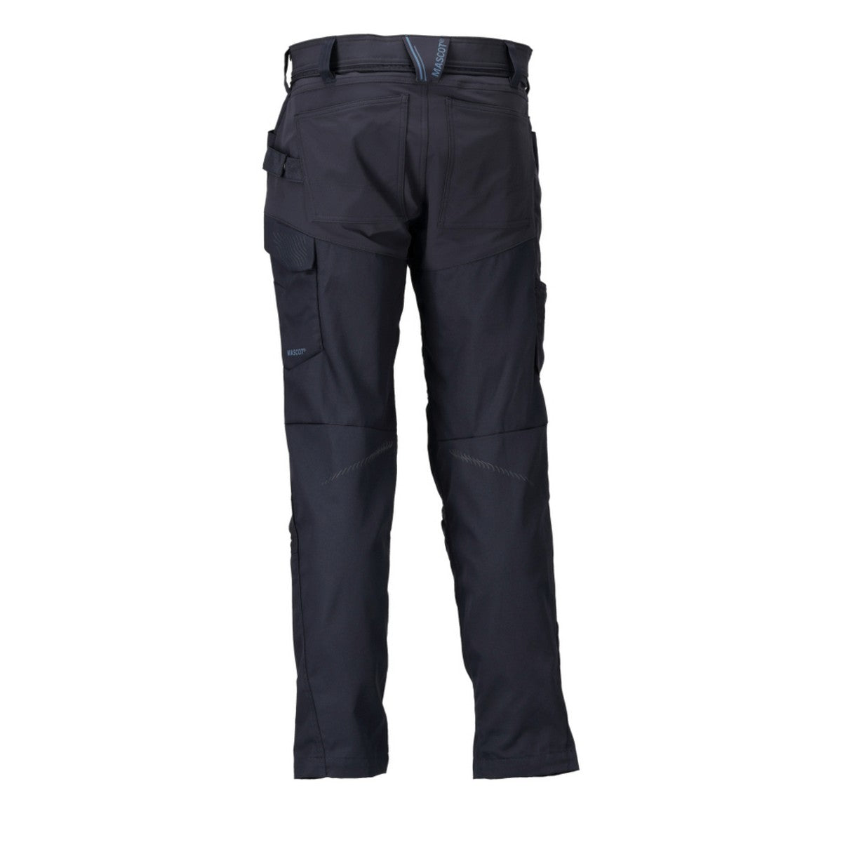 Dark Navy - Back - Mascot Mens Customised Knee Pad Pockets Work Trousers