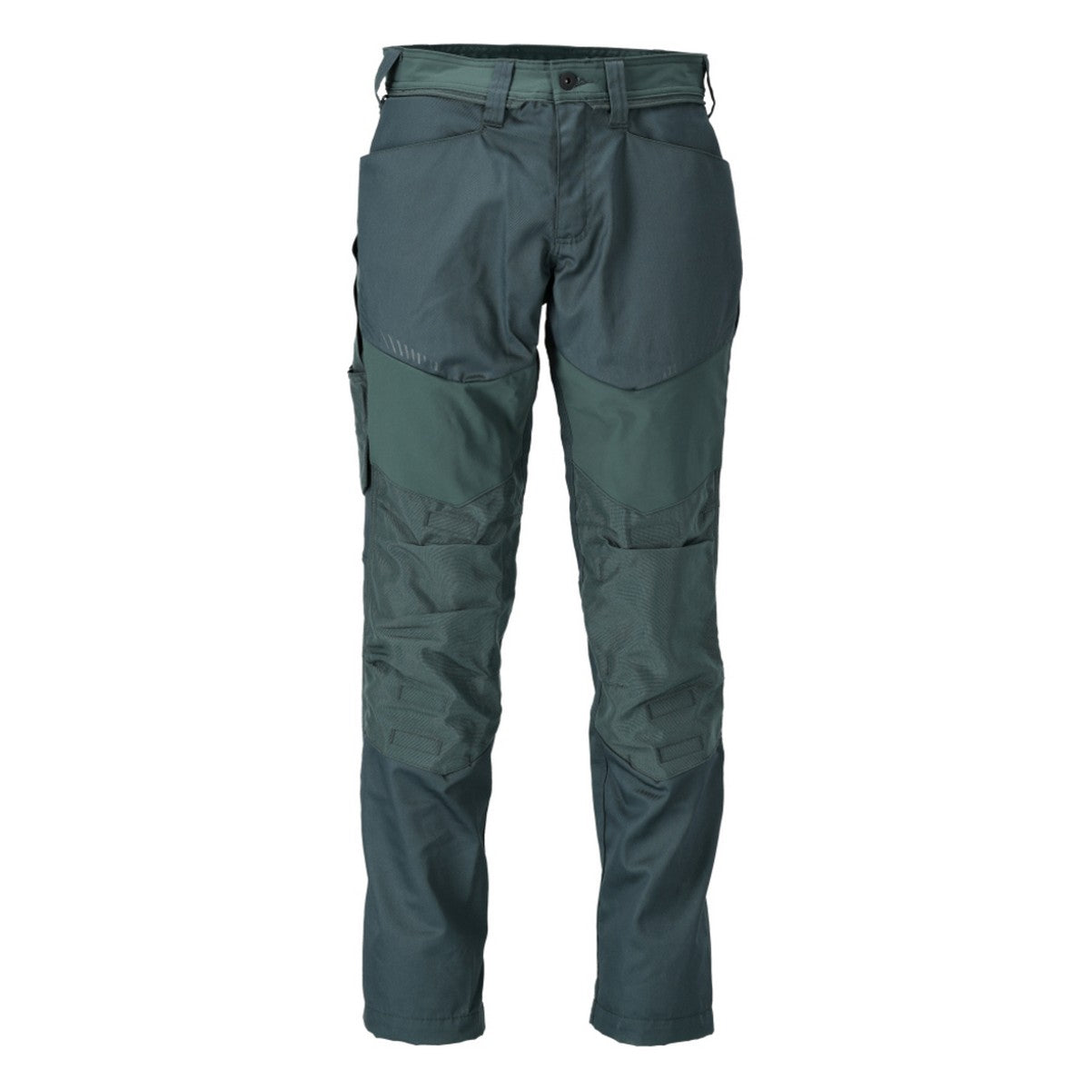 Forest Green - Front - Mascot Mens Customised Knee Pad Pockets Work Trousers