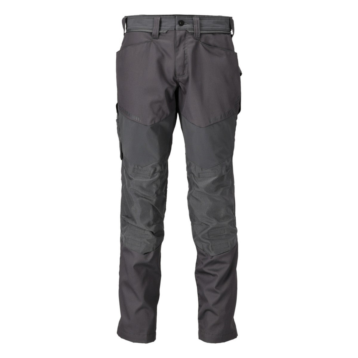 Stone Grey - Front - Mascot Mens Customised Knee Pad Pockets Work Trousers