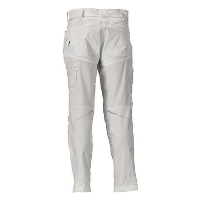 White - Back - Mascot Mens Customised Knee Pad Pockets Work Trousers