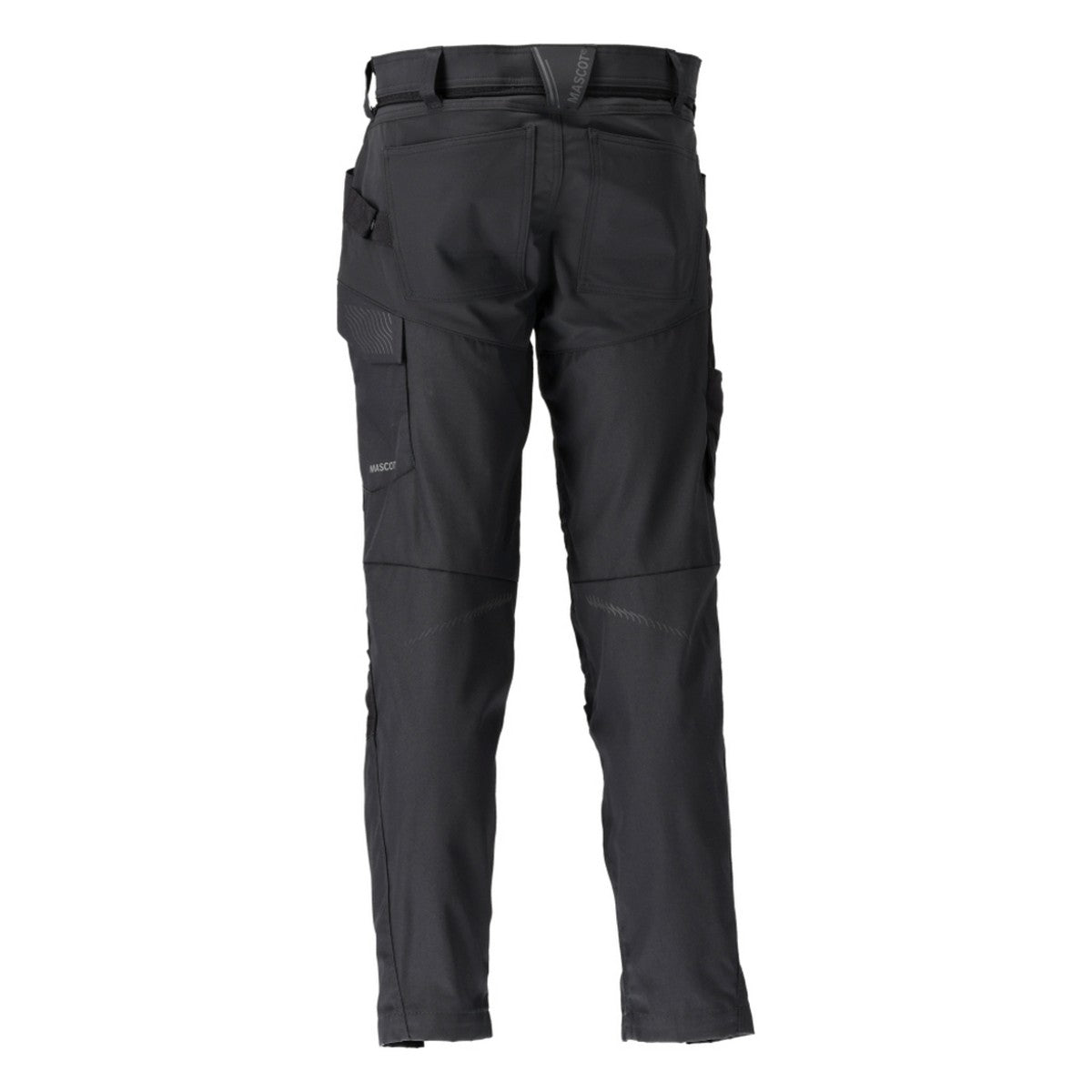 Black - Back - Mascot Mens Customised Knee Pad Pockets Work Trousers