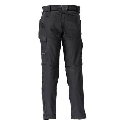 Black - Back - Mascot Mens Customised Knee Pad Pockets Work Trousers