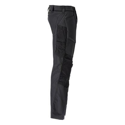 Black - Lifestyle - Mascot Mens Customised Knee Pad Pockets Work Trousers