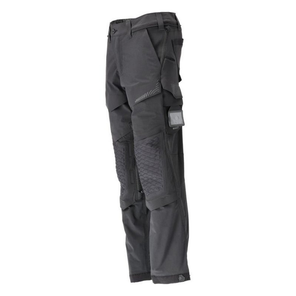 Black - Lifestyle - Mascot Mens Customised Knee Pad Pockets Short Work Trousers
