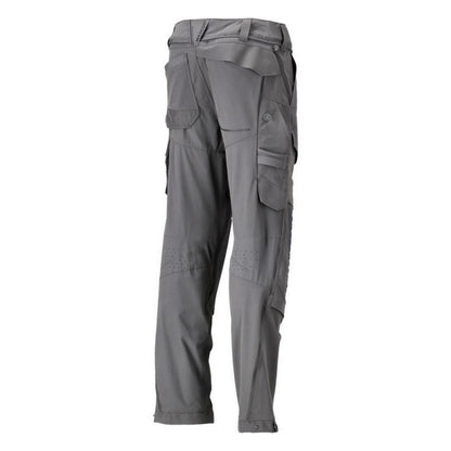 Stone Grey - Lifestyle - Mascot Mens Customised Knee Pad Pockets Short Work Trousers