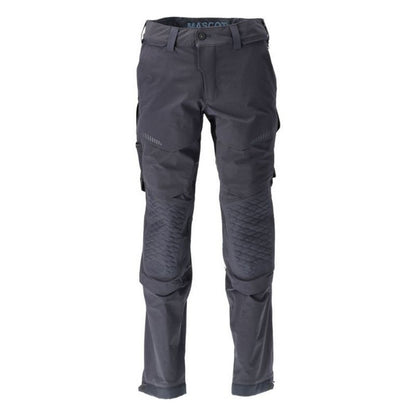 Dark Navy - Front - Mascot Mens Customised Knee Pad Pockets Short Work Trousers