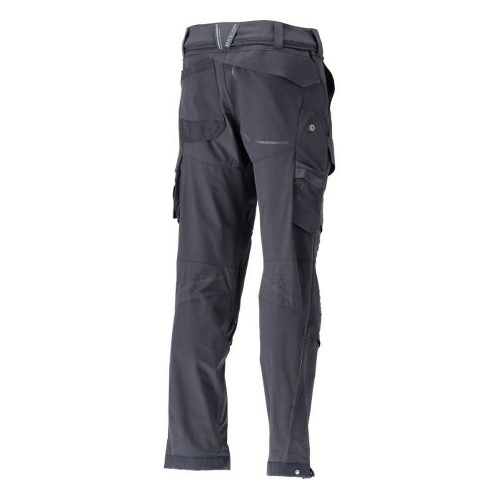 Dark Navy - Lifestyle - Mascot Mens Customised Knee Pad Pockets Short Work Trousers
