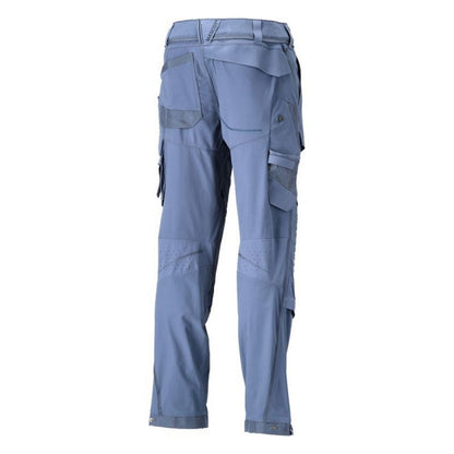 Stone Blue - Lifestyle - Mascot Mens Customised Knee Pad Pockets Short Work Trousers
