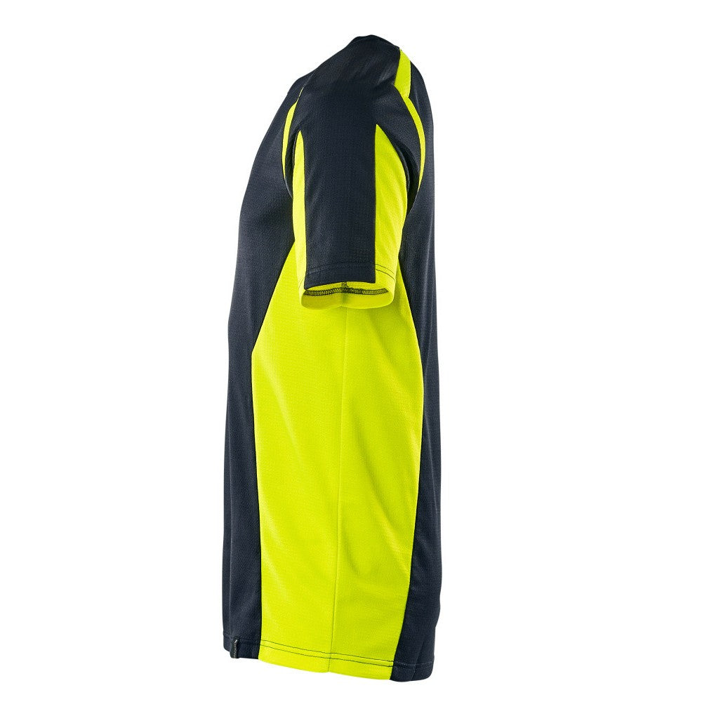 Dark Navy-Yellow - Lifestyle - Mascot Mens Accelerate Safe T-Shirt