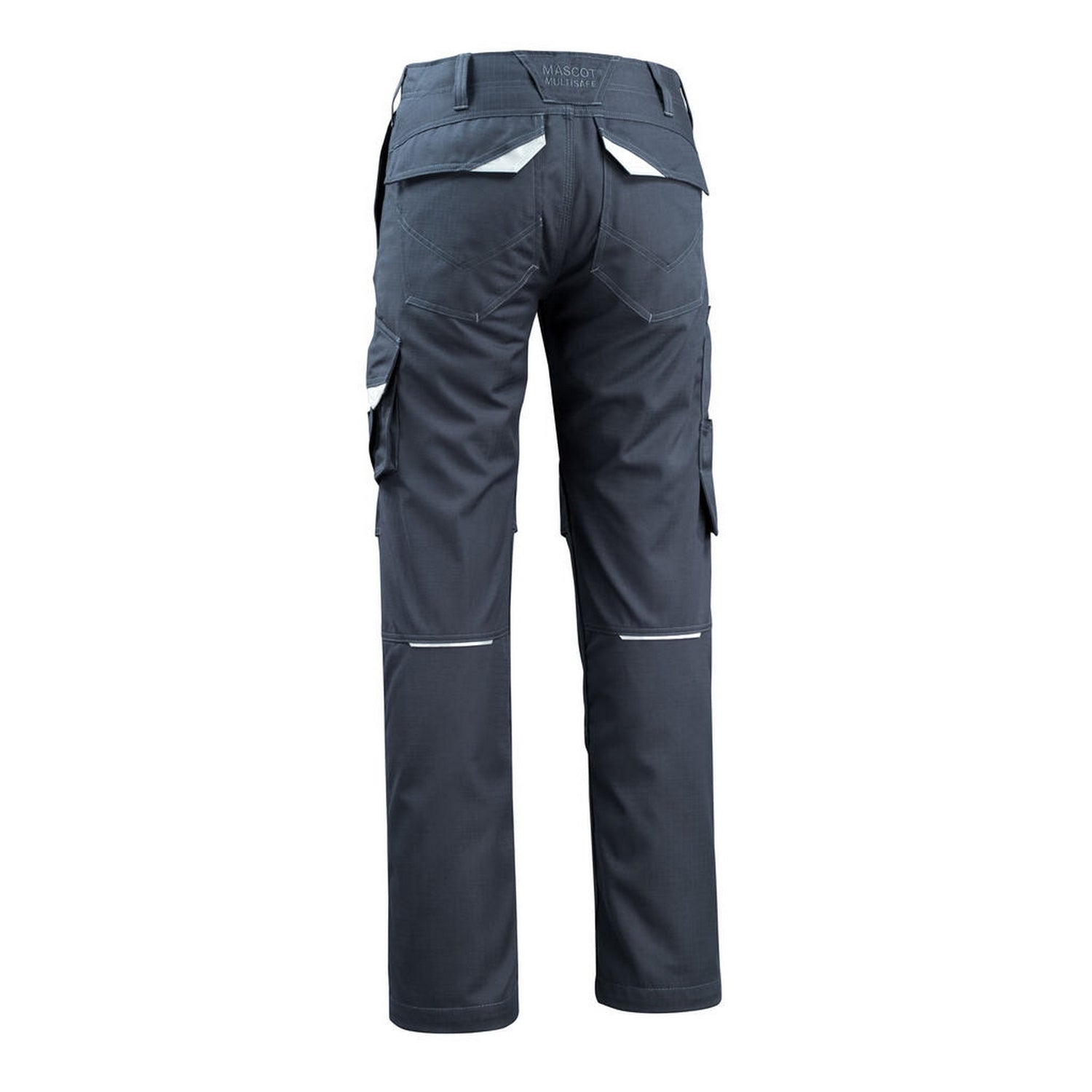 Dark Navy - Back - Mascot Mens Arosa Multisafe Knee Pad Pockets Work Trousers