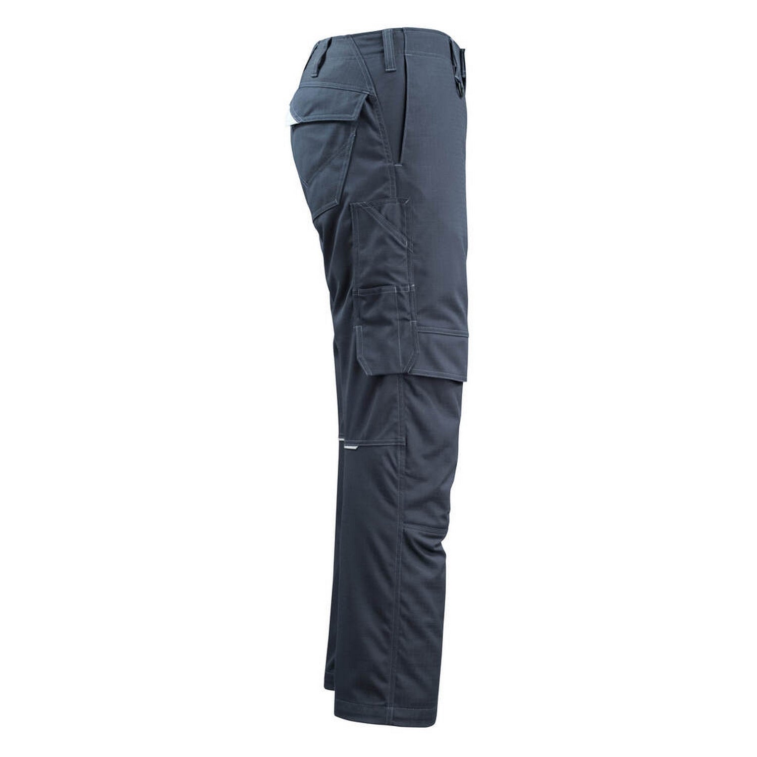 Dark Navy - Side - Mascot Mens Arosa Multisafe Knee Pad Pockets Work Trousers