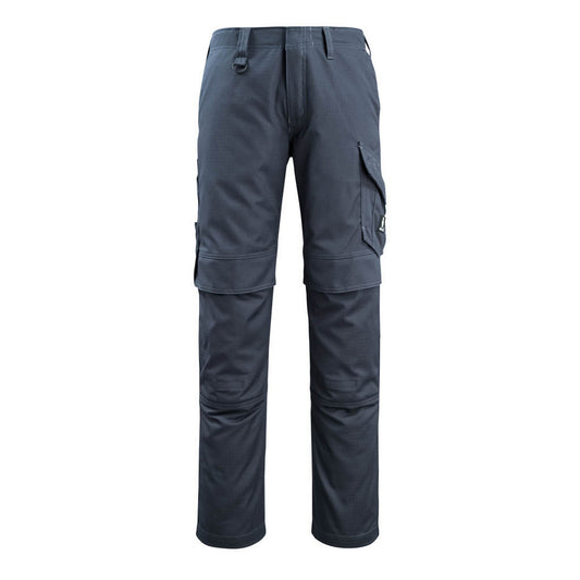 Dark Navy - Front - Mascot Mens Arosa Multisafe Knee Pad Pockets Work Trousers