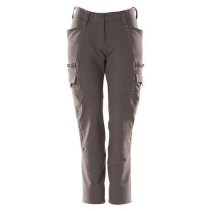 Dark Anthracite - Front - Mascot Womens-Ladies Accelerate Cargo Pocket Fitted Trousers